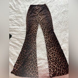 Cheetah print pants